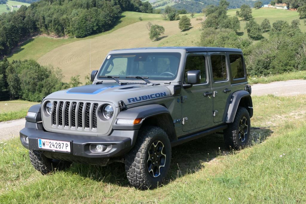 Der Jeep Wrangler Rubikon 4xe, 2.0 Plug-In Hybrid mit 280 kW (380 PS) im Guten Tag Österreich Autotest (Bildquelle: Thomas Resch)