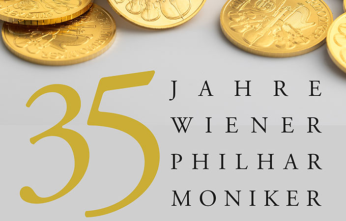 Der Wiener Philharmoniker wird 35 Jahre. Die beliebteste Goldmünze Europas und Player auf dem weltweiten Goldmarkt erlebt einen Höhenflug. Noch nie war der Goldpreis so hoch wie derzeit. (Bildquelle: Münze Österreich AG)