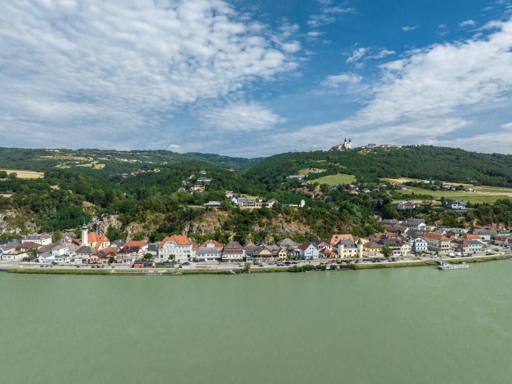 Geplant sind Mehrzweck-Schiffsanlegestellen im Nibelungengau unter anderem in der Marktgemeinde Marbach an der Donau (Bildquelle: Donau Niederösterreich / Robert Herbst)