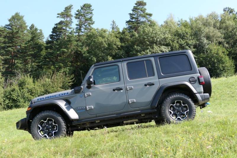 Der Jeep Wrangler Rubikon 4xe, 2.0 Plug-In Hybrid mit 280 kW (380 PS) im Guten Tag Österreich Autotest (Bildquelle: Thomas Resch)