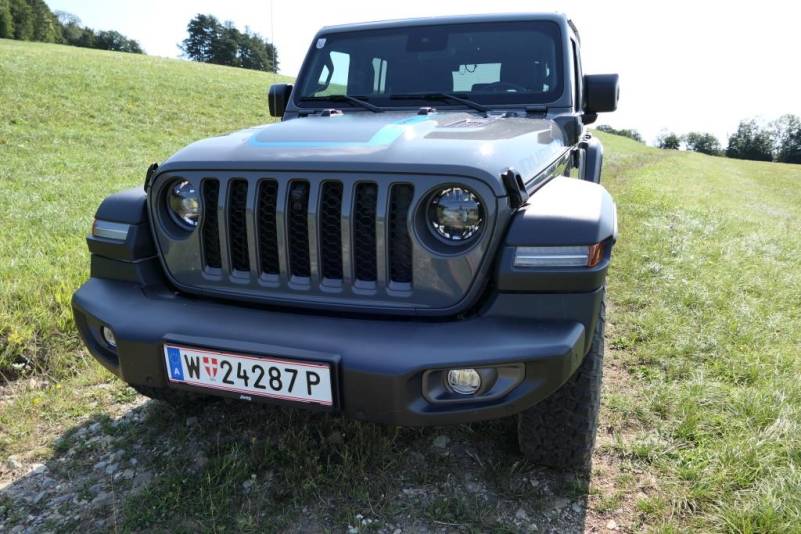 Der Jeep Wrangler Rubikon 4xe, 2.0 Plug-In Hybrid mit 280 kW (380 PS) im Guten Tag Österreich Autotest (Bildquelle: Thomas Resch)